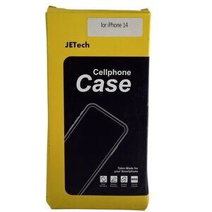 JETech Cellphone Case, iPhone 14 (6.1-inch), Blue with Clear Back